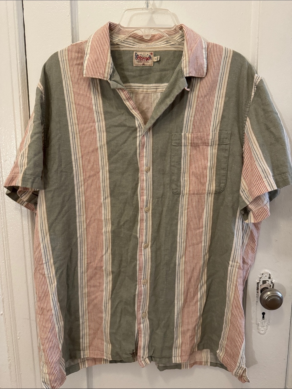 Faherty Short-Sleeve Striped Button-Up Shirt